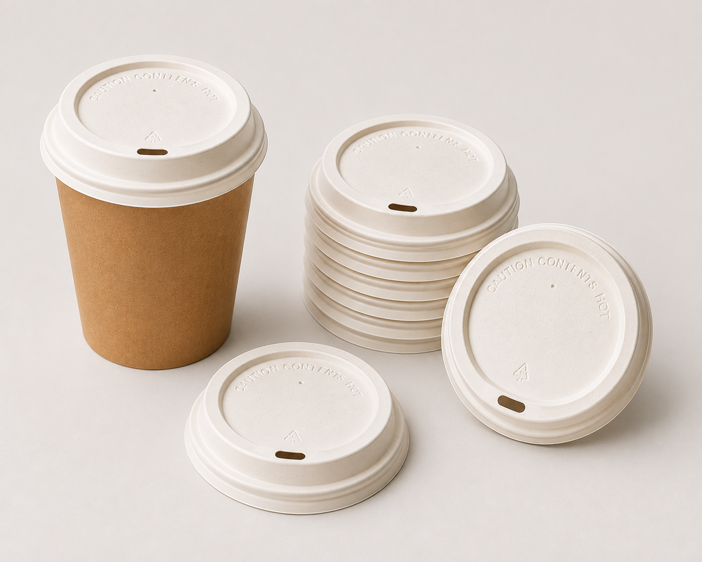 BAGASSE SIPPER LIDS